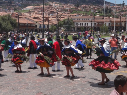 Just your average Sunday afternoon in Cuzco